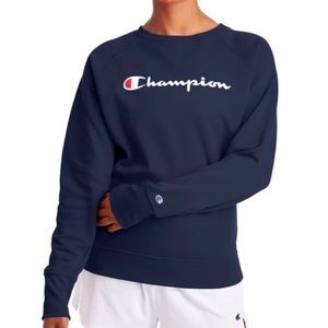 Champion Navy Blue Crewneck